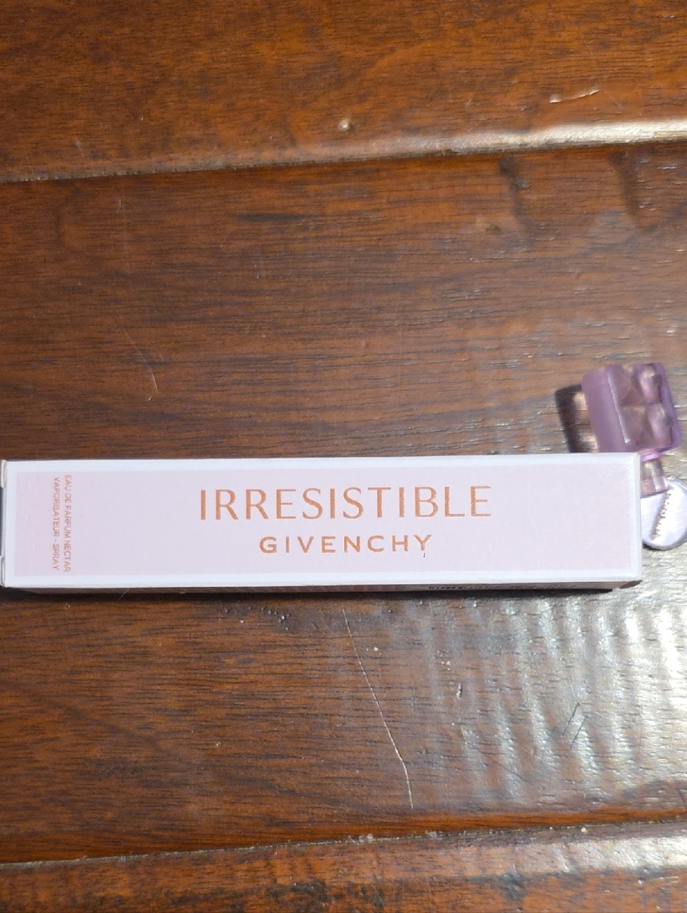 Givenchy Irresistible Pale Pink Box with Rose-Gold Lettering